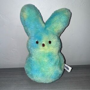 Dan Dee Peeps Bunny Blue Green Tie-Dye 9" Plush Easter Stuffed Toy